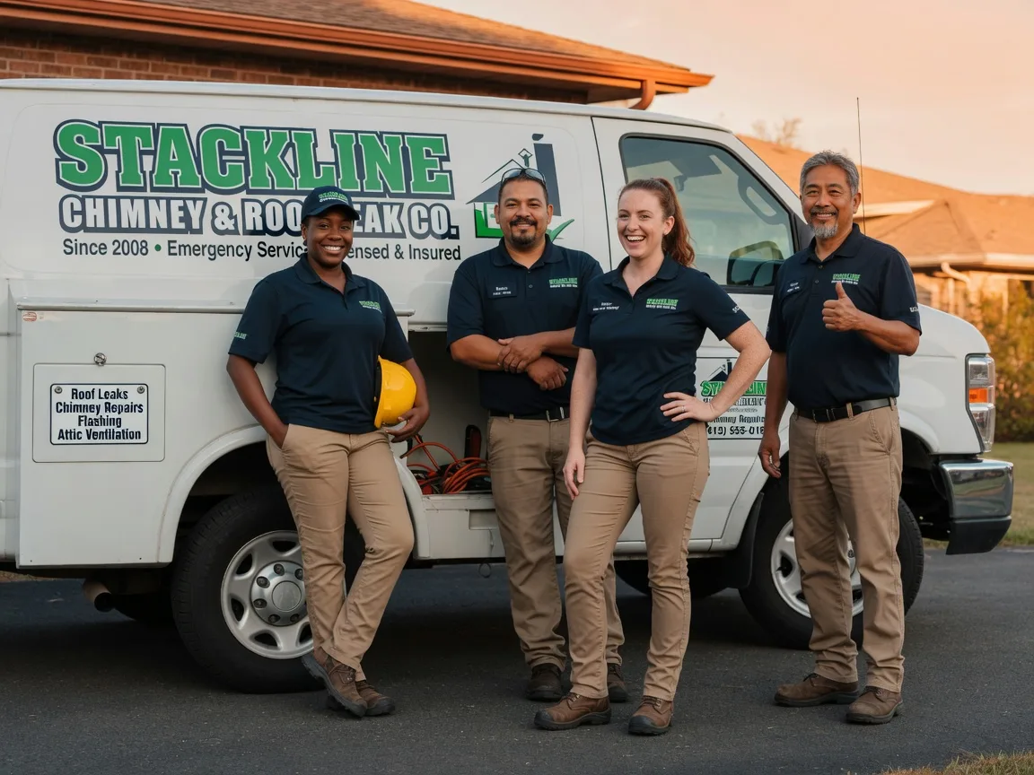 Chimney flashing repair company in Moseley, VA